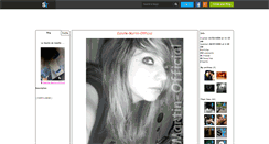 Desktop Screenshot of camille-martin-official.skyrock.com