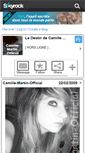 Mobile Screenshot of camille-martin-official.skyrock.com
