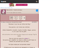 Tablet Screenshot of bijouxenfolie.skyrock.com