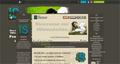 Desktop Screenshot of isfoundation.skyrock.com