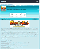 Tablet Screenshot of dragonball-online.skyrock.com