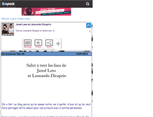 Tablet Screenshot of jared-et-leo.skyrock.com