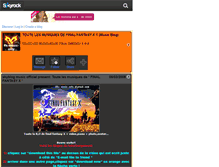 Tablet Screenshot of ffx-music-only.skyrock.com