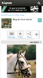 Mobile Screenshot of i-love-cheval.skyrock.com