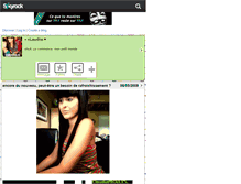 Tablet Screenshot of claudia-x.skyrock.com