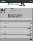 Tablet Screenshot of butterfly-miley.skyrock.com