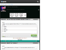 Tablet Screenshot of duel-secretstory.skyrock.com