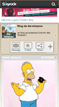 Mobile Screenshot of die-simpson.skyrock.com