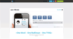 Desktop Screenshot of just-mirotic.skyrock.com