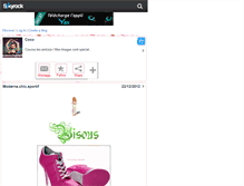 Tablet Screenshot of cocochanel95110.skyrock.com