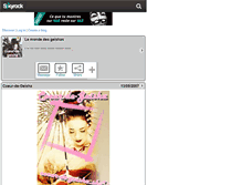 Tablet Screenshot of coeur-de-geisha.skyrock.com