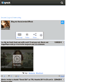 Tablet Screenshot of alexisjordanofficial.skyrock.com