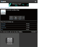 Tablet Screenshot of christian-rap-music.skyrock.com