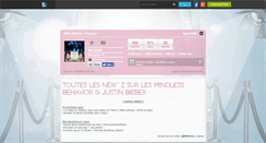 Desktop Screenshot of mb-bieber-france.skyrock.com