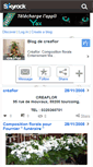 Mobile Screenshot of creaflor.skyrock.com