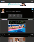 Tablet Screenshot of clara-delporte.skyrock.com