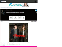 Tablet Screenshot of harry--hermione.skyrock.com