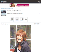 Tablet Screenshot of jin-smile.skyrock.com