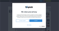 Desktop Screenshot of live-happy-x.skyrock.com