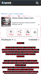 Mobile Screenshot of amour-brise-coeur-mort.skyrock.com