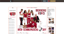 Desktop Screenshot of high-schoolmusical-3.skyrock.com