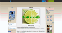 Desktop Screenshot of mondedejongle.skyrock.com