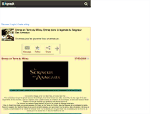 Tablet Screenshot of anneau.skyrock.com