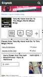 Mobile Screenshot of ginny-secrets-hp-music.skyrock.com