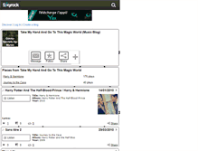 Tablet Screenshot of ginny-secrets-hp-music.skyrock.com