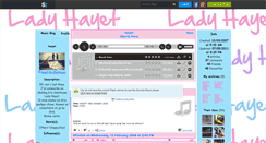 Desktop Screenshot of hayet-la-chanteuse.skyrock.com