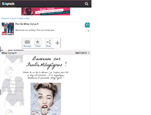 Tablet Screenshot of fandemileycyrus.skyrock.com