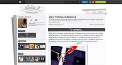 Desktop Screenshot of mxelle-citations.skyrock.com