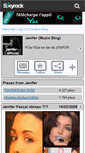 Mobile Screenshot of jenifer--officiel.skyrock.com