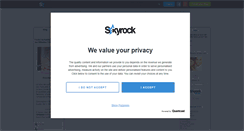 Desktop Screenshot of online-rihanna.skyrock.com