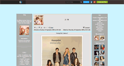 Desktop Screenshot of gossipgirluniversity.skyrock.com