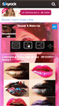 Mobile Screenshot of beautemake-up.skyrock.com