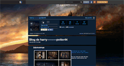 Desktop Screenshot of harry----------potter44.skyrock.com