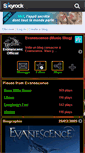 Mobile Screenshot of evanescence-official.skyrock.com