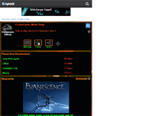 Tablet Screenshot of evanescence-official.skyrock.com