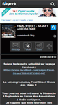 Mobile Screenshot of finalstreet.skyrock.com