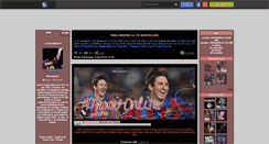 Desktop Screenshot of messi-online.skyrock.com