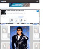 Tablet Screenshot of ilovemichaeljackson936.skyrock.com