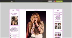 Desktop Screenshot of celebrity-miley-cyrus.skyrock.com