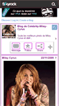 Mobile Screenshot of celebrity-miley-cyrus.skyrock.com