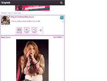 Tablet Screenshot of celebrity-miley-cyrus.skyrock.com