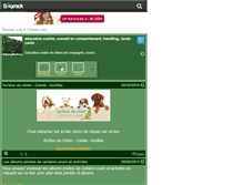 Tablet Screenshot of educationcanine.skyrock.com