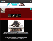 Tablet Screenshot of clairemarius.skyrock.com