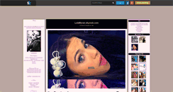 Desktop Screenshot of lolamoran.skyrock.com