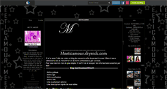 Desktop Screenshot of meeticamour.skyrock.com