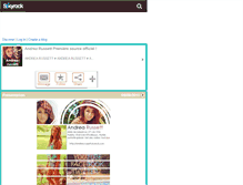 Tablet Screenshot of andrea-russett.skyrock.com